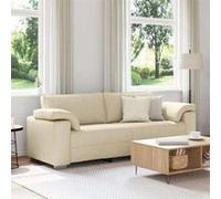 Canape dangle droit fixe haba trading b.v. moment 3 places en tissu beige beige