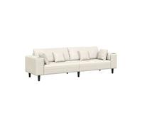 Canape dangle droit fixe haba trading b.v. stable 4 places en velours beige