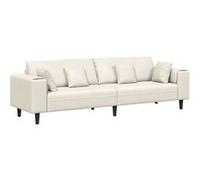 Canape dangle droit fixe haba trading b.v. stable 4 places en velours beige beige