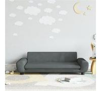 Canape dangle droit fixe haba trading b.v. venlo 1 places en Velours gris