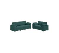 Canape dangle droit fixe haba trading b.v. venlo 5 places en tissu vert
