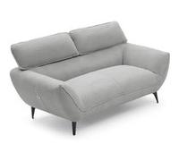 Canape dangle droit fixe menzzo ALLURE 2 places en Velours cotele gris Gris G