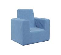 Canapé pour enfants Bleu Peluche douce