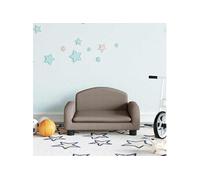 vidaXL Canapé pour enfants taupe 50x40x30 cm tissu, mini canapé, mini canapé-chaise, mini canapé pour enfants, canapé de 3196372