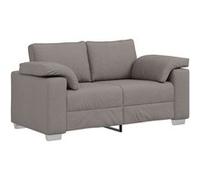 Canape dangle droit fixe vidaxl moment 2 places en tissu taupe taupe