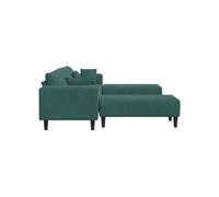 Canape dangle droit fixe vidaxl stable 4 places en velours vert Vert