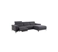 Canapé d'angle droit relax électrique D3133