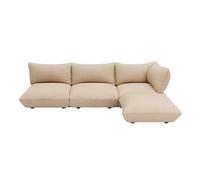 Canapé d'angle droite Sumo velours côtelé WxHxD 324x90x216cm