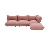 Canapé d'angle droite Sumo velours côtelé WxHxD 324x90x216cm