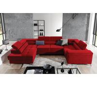 Canapé d'angle en forme de U Canapé Design Coussin Canapé-lit Fonction lit Paysage de salon