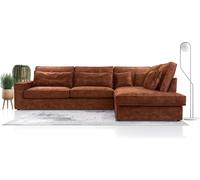 Canapé d'angle moderne avec coussins,Le meilleur coin ! Salon avec coffre de lit ! Wave Spring Back Couvert Pour Salon Confortable et Élégant,Détaché,89x314x224cm,Côté Droit,NOIR