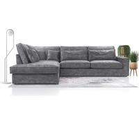 Canapé d'angle moderne avec coussins,Le meilleur coin Salon avec coffre de lit Wave Spring Back Couvert Pour Salon Confortable et Stylé,Détaché,89x314x224cm,Côté Gauche,BOURGOGNE