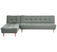 Canapé d'Angle Modulable à Droite avec Chaise Longue Inclinable 4 Places en Tiss