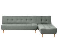 Canapé d'Angle Modulable Gauche avec Chaise Longue Inclinable 4 places en Tissu
