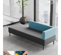 Canapé d'angle pour bibliothèque, design créatif et unique pour la détente et les réunions, comprend une table basse