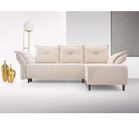 Canapé D'Angle Raven 22 Crème Pouf À Droite 81554825