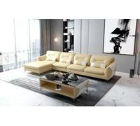 Canapé d'angle rembourré Canapé d'angle LForm Table basse Canapé moderne Salon 2pcs. Nouveau