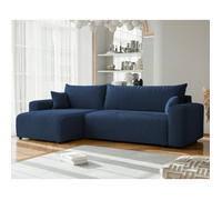 GREKPOL Canapé d'Angle Convertible 278x145 à Gauche ou à Droite - 3 Places Avec Espace de Rangement - Sofa Lit XL