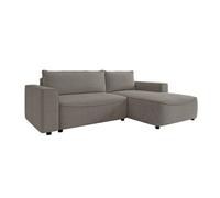 Canapé d'angle TrendyNest 105, Brun clair, Fonction de couchage