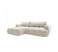 Canapé d'angle TrendyNest 109, Brun clair, Fonction de couchage