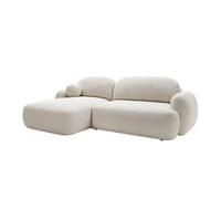 Canapé d'angle TrendyNest 110, Brun clair, Fonction de couchage