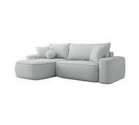 Canapé d'angle TrendyNest 112, Gris, Fonction de couchage