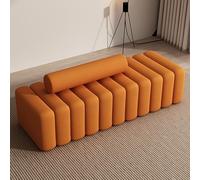 Canapé D'appoint Moderne en Velours Capitonné for Salon, Banc Capitonné De Bout De Lit for Chambre À Coucher(C,200X40X43cm)