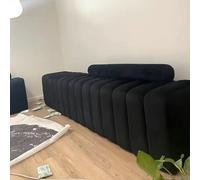 Canapé D'appoint Moderne en Velours Capitonné for Salon, Banc Capitonné De Bout De Lit for Chambre À Coucher(E,200X40X43cm)