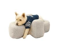 Canapé d'assistance pour chiens âgés, tapis pour chien avec éponge haute résilience, fond antidérapant, rétention de la chaleur durable pour animaux de compagnie ayant des problèmes de mobilité