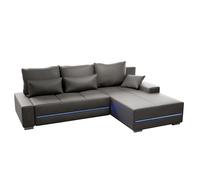 Canapé Davos avec LED Gris clair