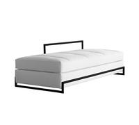 Canapé Day Bed Black Version cuir 190x60x86cm/loose mattress