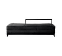 Canapé Day Bed Grand Black Version cuir 200x60x90cm/loose mattress