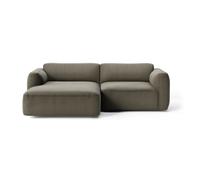 Canapé de 2 places méridienne gauche Develius Mellow removable cover/WxHxD 238x70x150cm