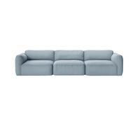 Canapé de 3 places Develius Mellow 309x70x89cm removable cover