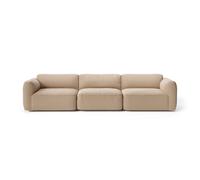 Canapé de 3 places Develius Mellow 309x70x89cm removable cover