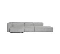 Canapé de 3 places gauche Mags Soft 334x153x67cm black stained pine wood legs