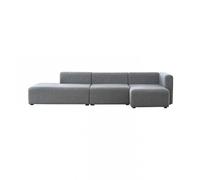 Canapé de 3 places Mags 304x127,5x67cm black stained pine wood legs
