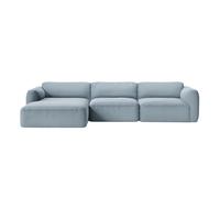 Canapé de 3 places méridienne gauche Develius Mellow removable cover/WxHxD 309x70x150cm