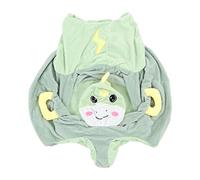 Canapé de chaise assise, forme de dessin animé, 2 trous avant pour l'apprentissage du bébé, canapé de soutien en peluche, canapé paresseux en peluche pour bébé de 3 à 11 mois (Shell)