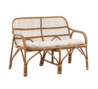 Canapé de Jardin 2 Places en Rotin "Nella" 130cm Naturel