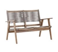 Canapé de Jardin 2 Places "Little John" 120cm Marron