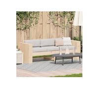 vidaXL Canapé de Jardin 3 Places Naturel Bois de pin Massif Moyen