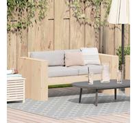 Vidaxl Canapé De Jardin 2 Places 134x60x62 Cm Bois De Pin Traité