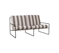 Canapé de jardin de 2 places Desert LxWxH 156x85x78cm/base black powder-coated