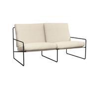 Canapé de jardin de 2 places Desert tissu Bouclé WxHxD 156x78x85cm/base black powder-coated