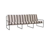 Canapé de jardin de 3 places Desert LxWxH 233x85x78cm/base black powder-coated