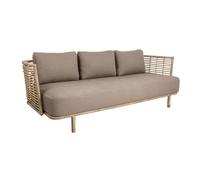 Canapé de jardin de 3 places Sense frame Cane-line Weave