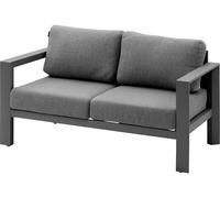 Canapé de jardin ÉVASION Graphite 2 places - Aluminium traité époxy, Oléfine Hespéride
