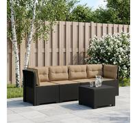 Canapé de jardin look rotin PP Canapé Sectionnel extérieur Salon Canapé vidaXL v