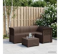Canapé de jardin look rotin PP Canapé Sièges extérieurs Canapé Moderne vidaXL vi